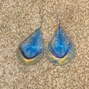 Blue earrings